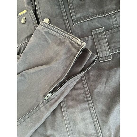 Barbour Utility Jacket Belted Gray Navy L2051 US4 - Picture 4 of 10